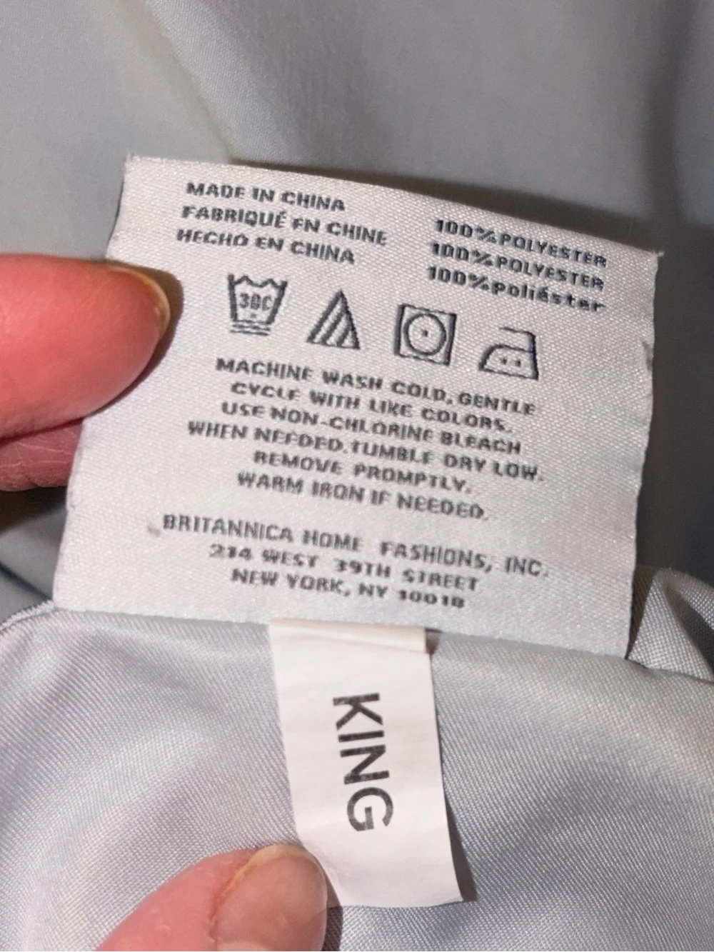 UGG Cooling Duvet Cover Ocean Mist Grey Light Blue Chic Neutral Minimalist King